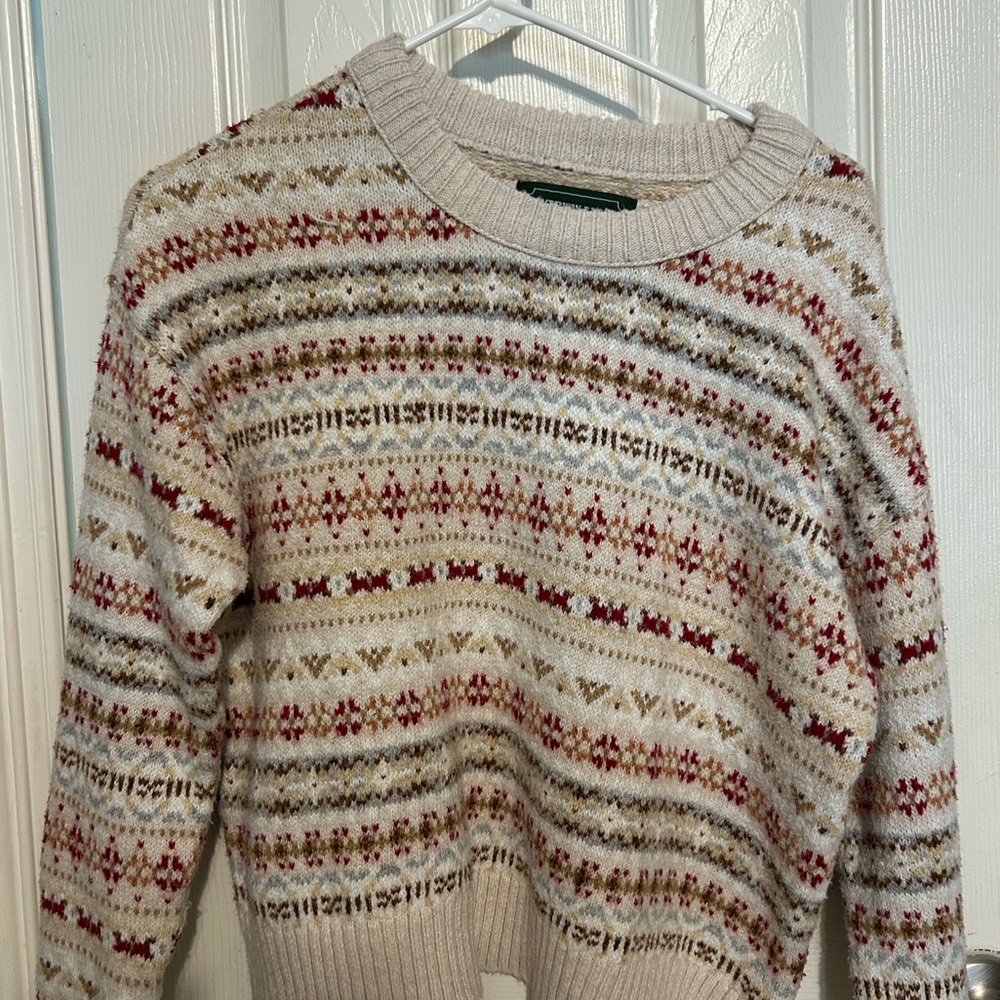 American Eagle Fair Isle oversized sweater Size XS
